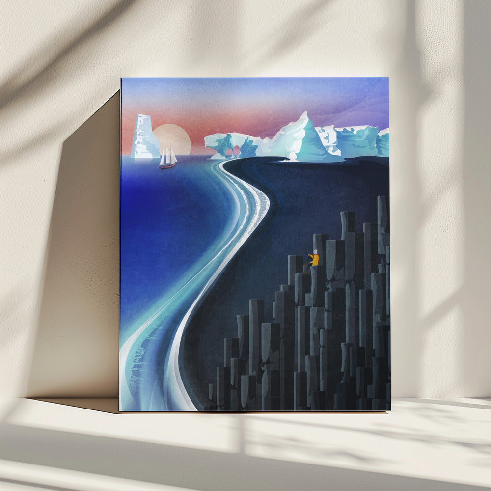 Bevroren Horizon | Canvas