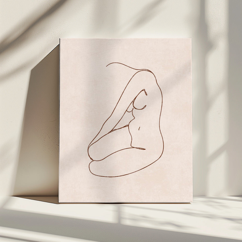 Sereen silhouet | Canvas