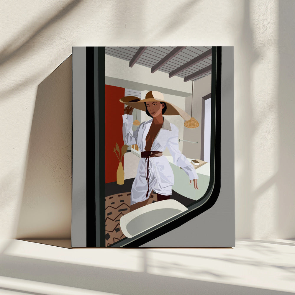 Chique reflectie | Canvas