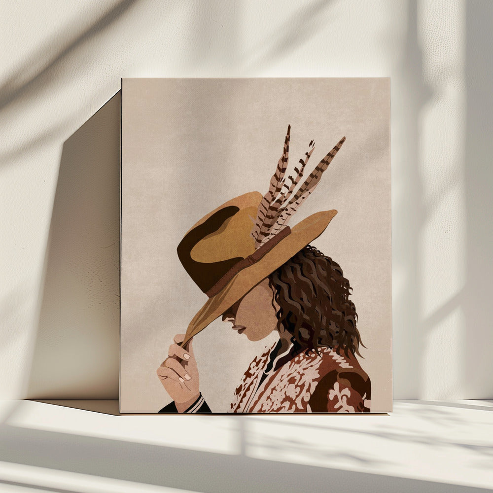 Gevederde elegantie | Canvas