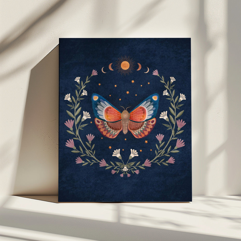 Vlinder Droomlandschap | Canvas