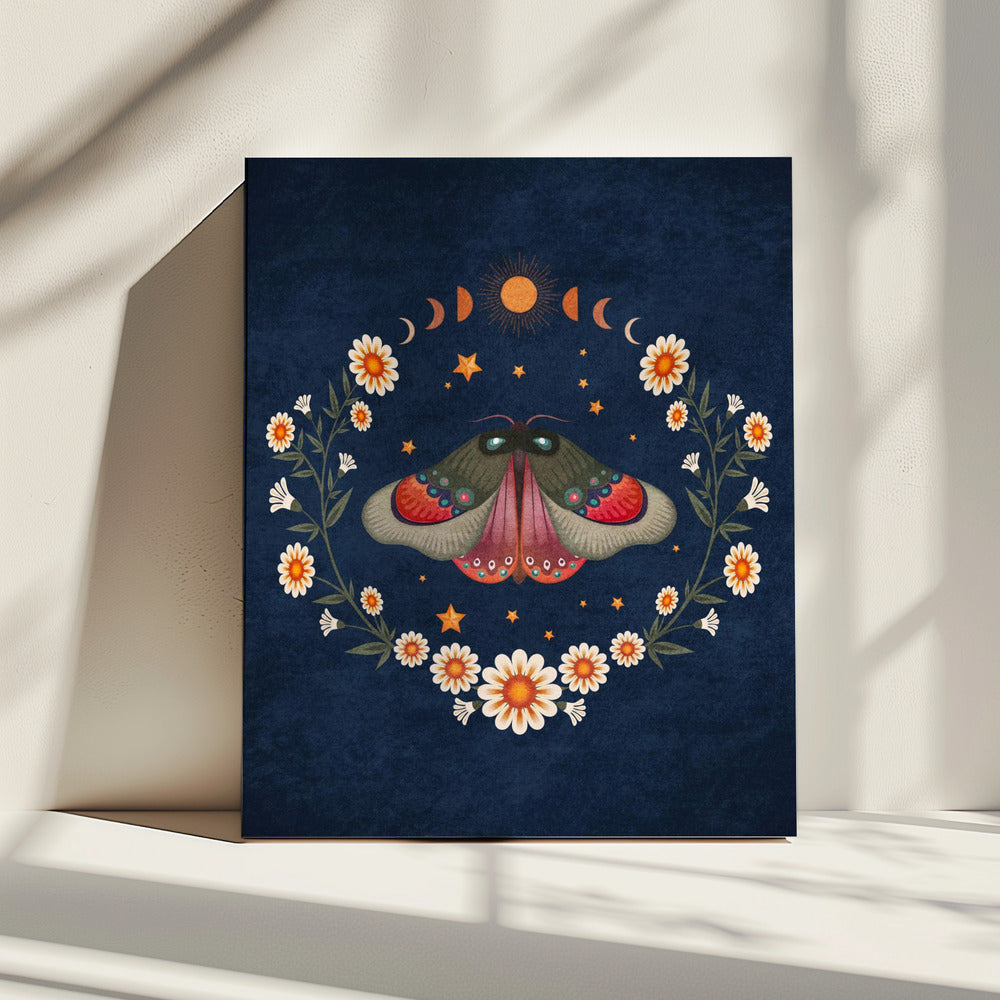 Lunar Moth Harmony | Canvas