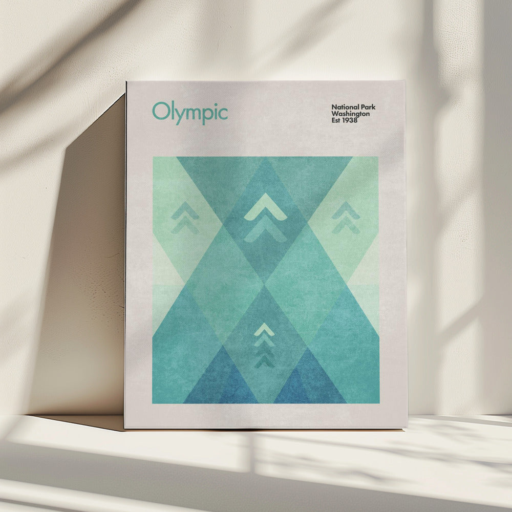 Geometrische pieken | Canvas