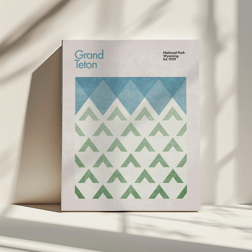 Geometric Peaks | Canvas