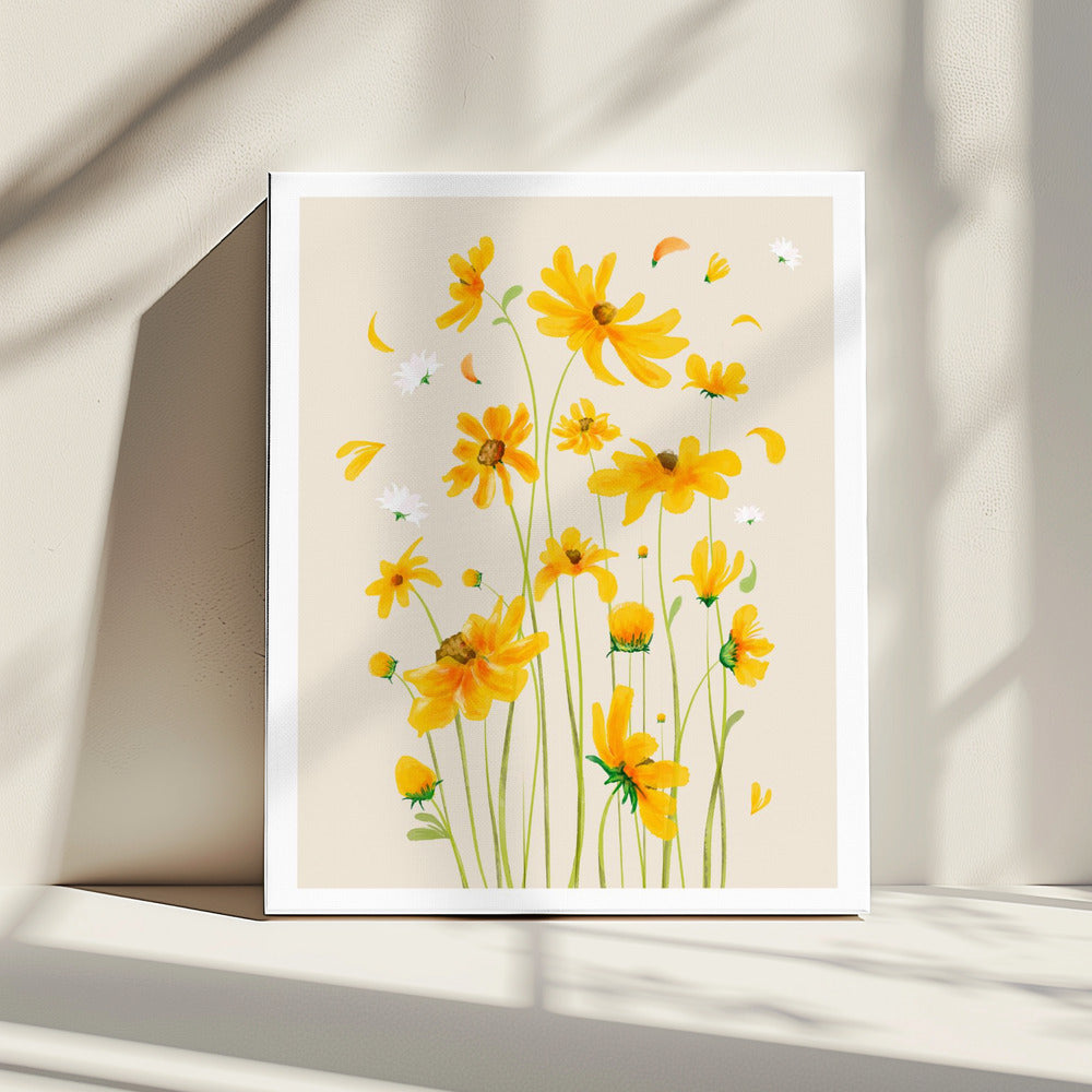 Golden Blossoms | Canvas