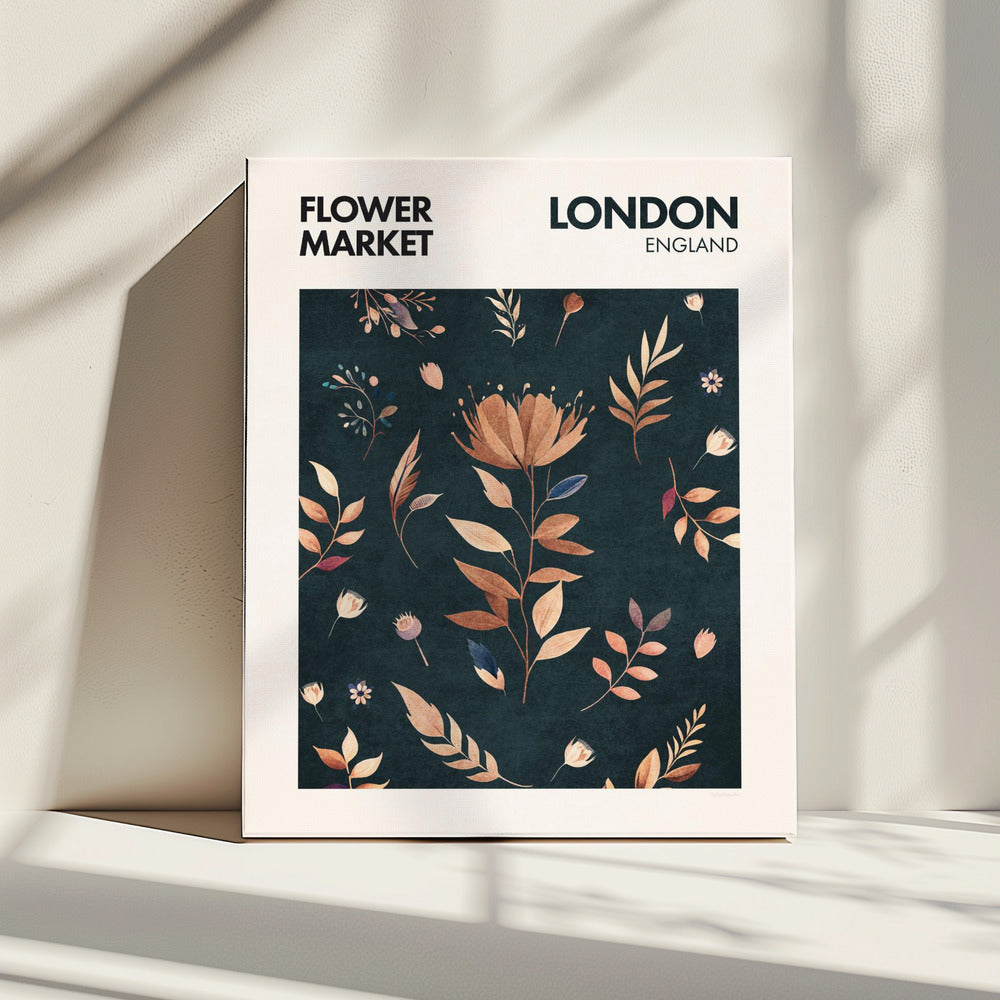 Petals in London | Canvas