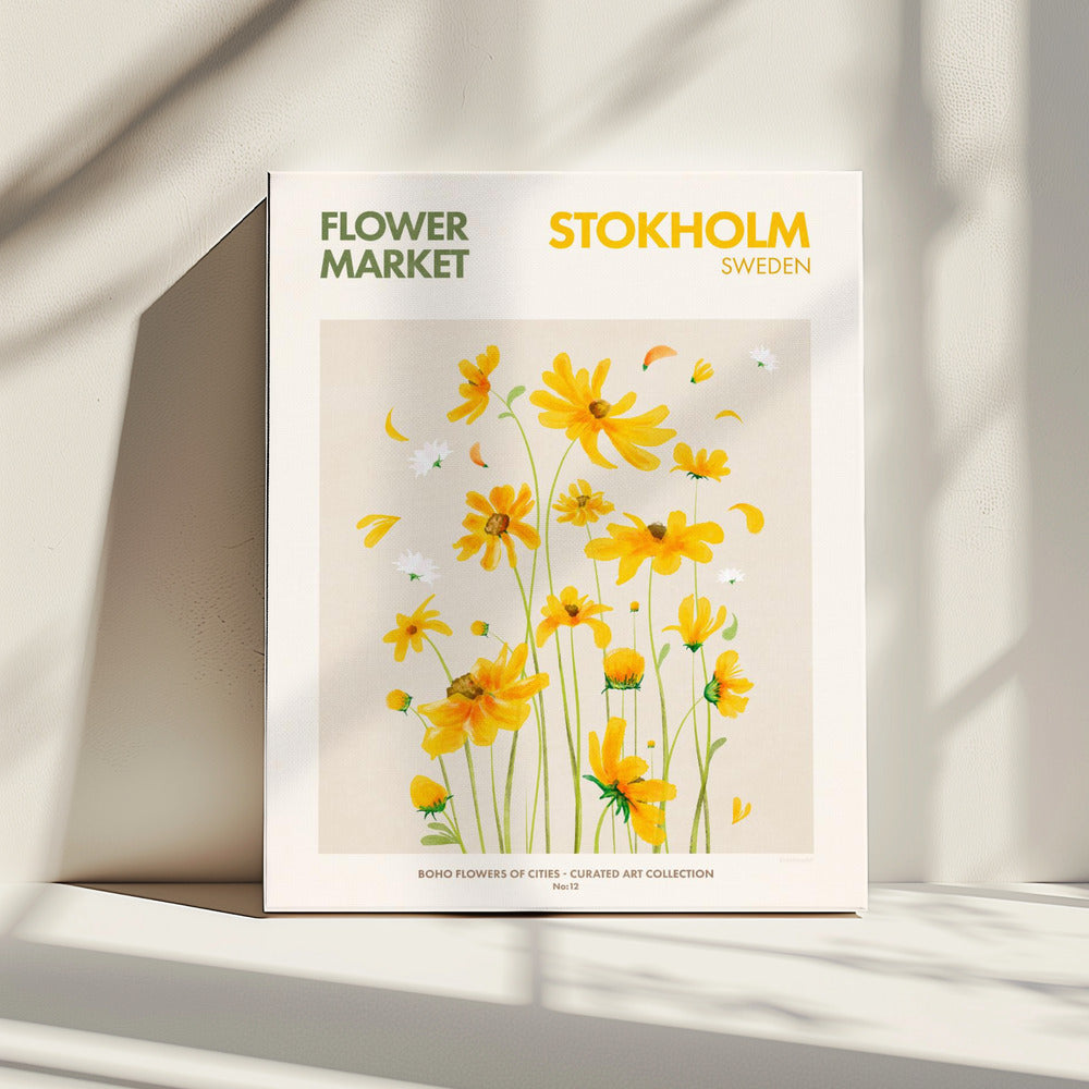 Stockholm Blooms | Canvas