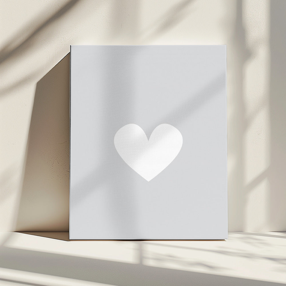 Klein Hart Grijs | Canvas