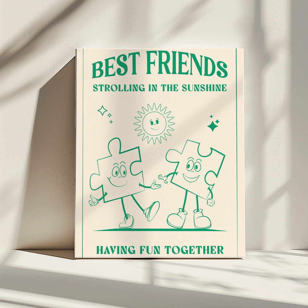 Beste vrienden | Canvas