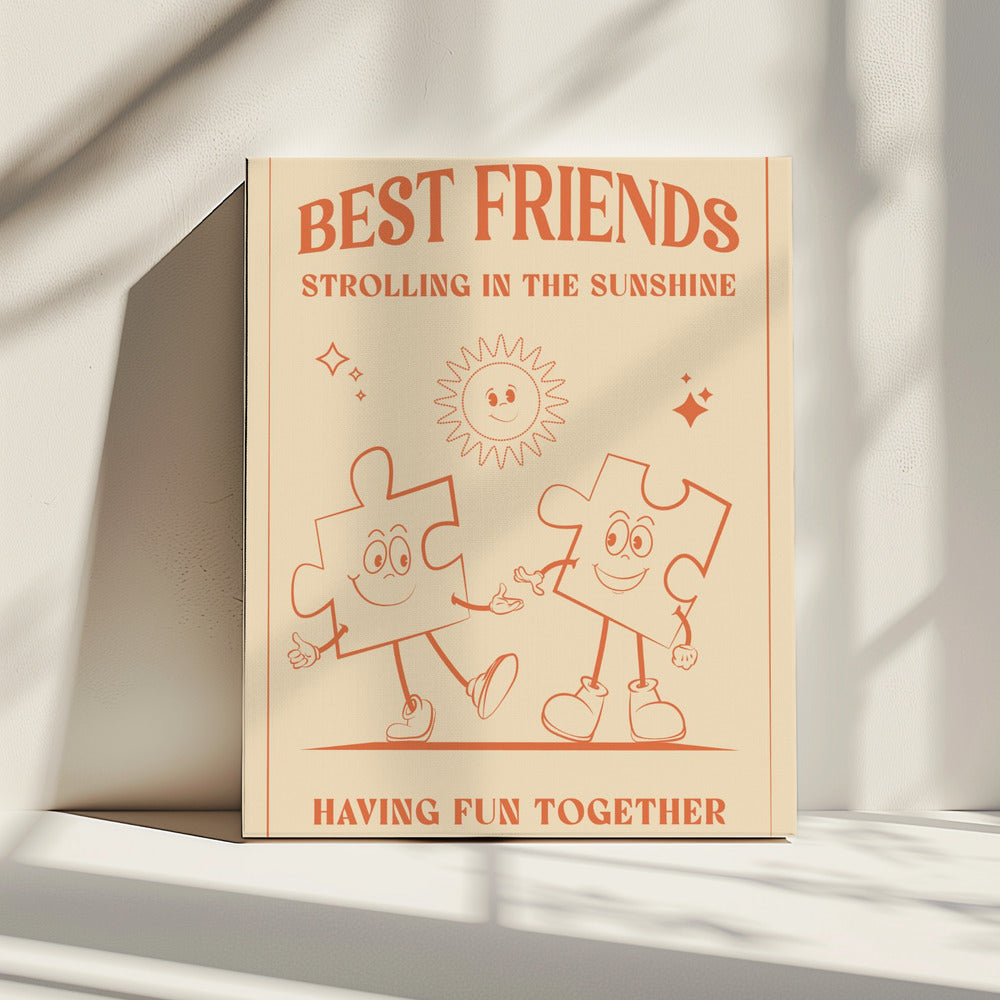 Beste vrienden | Canvas