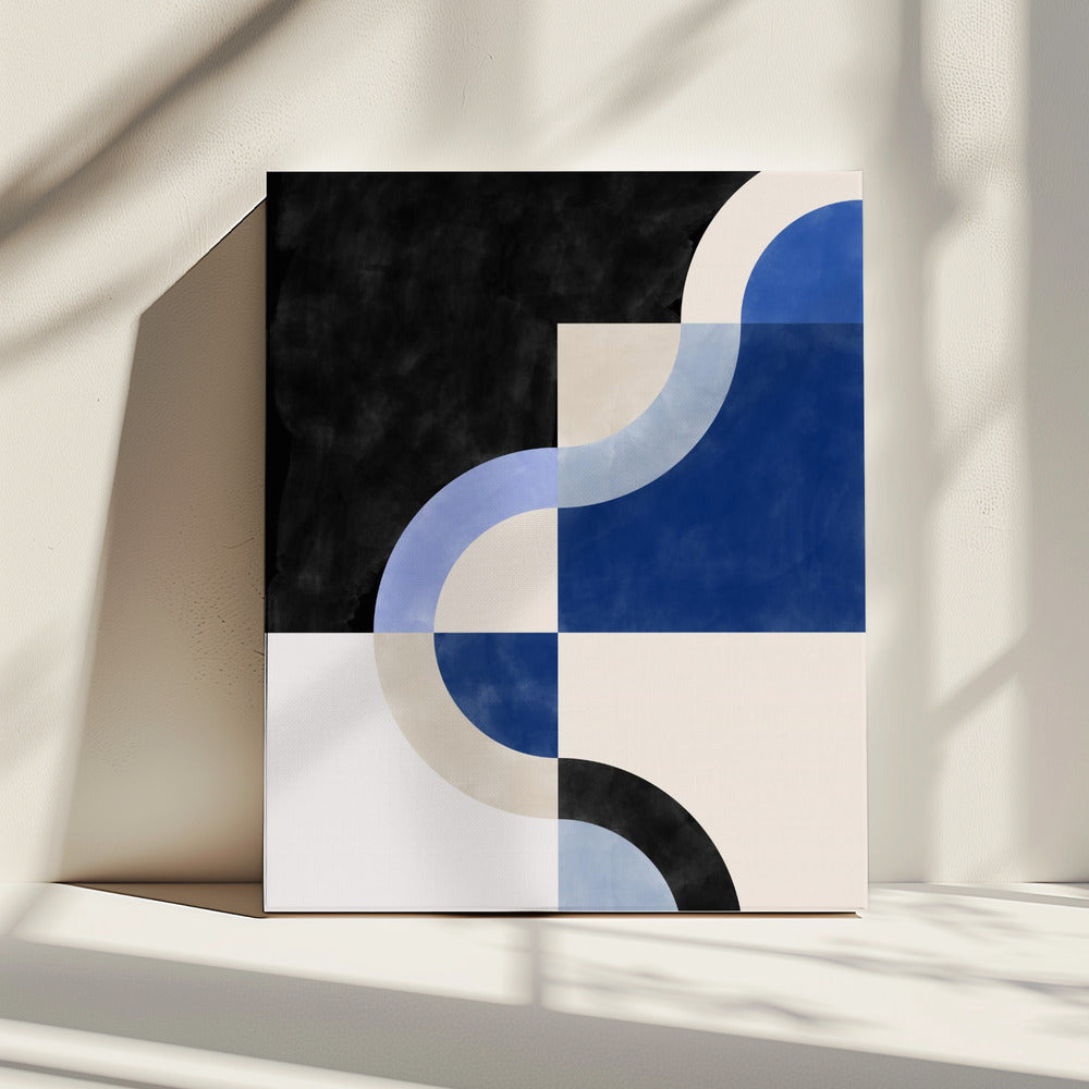 Gebogen Harmonie | Canvas