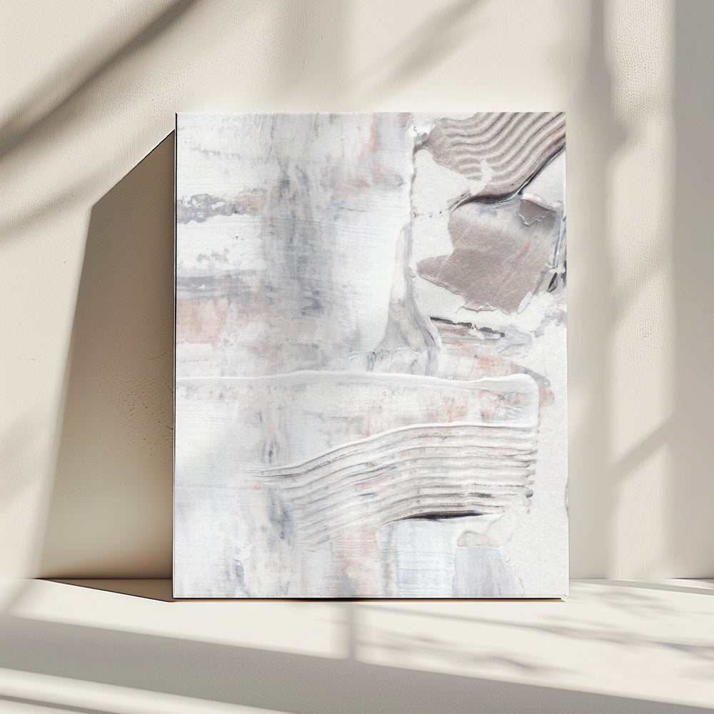 Gestructureerde penseelstreken en gelaagde neutrale tinten | Canvas