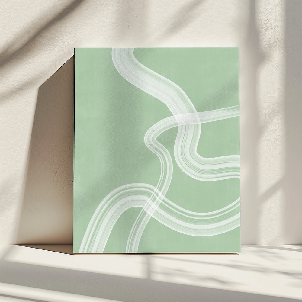 Muntachtige stroom | Canvas