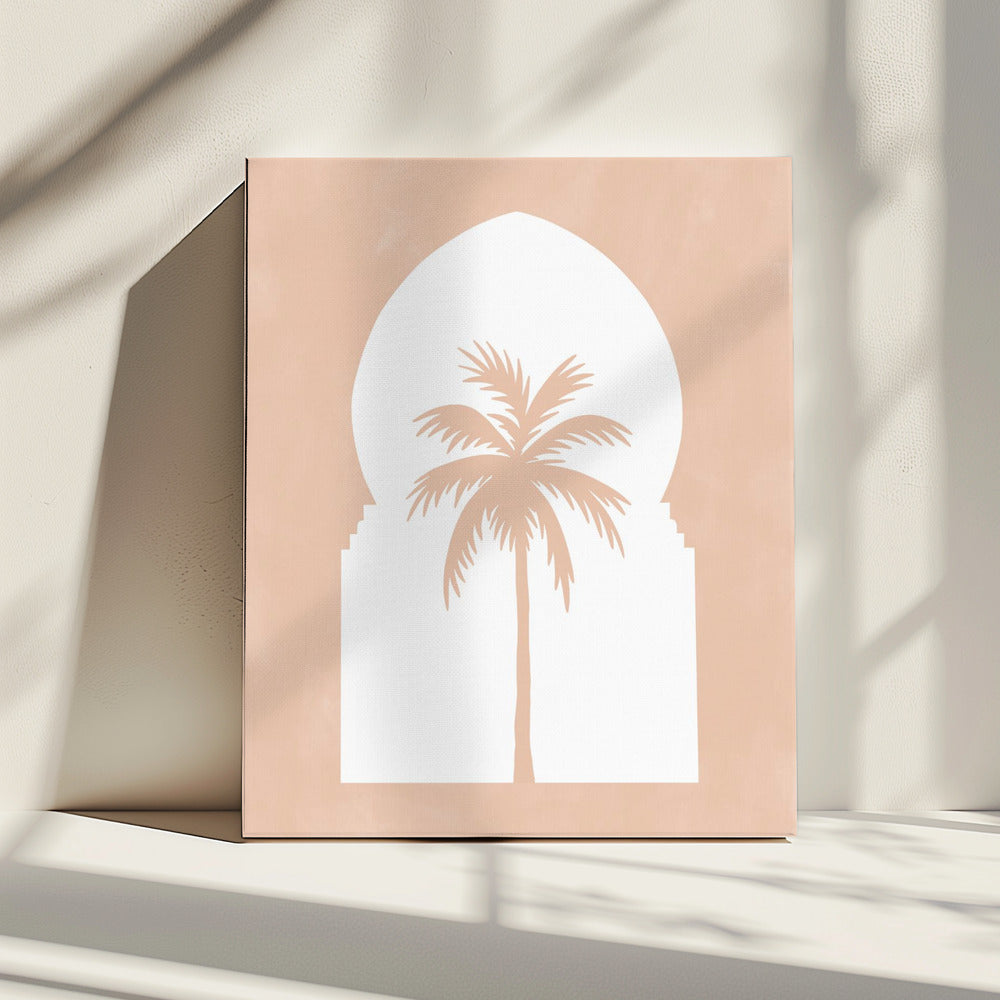 Palm Silhouette Boog | Canvas