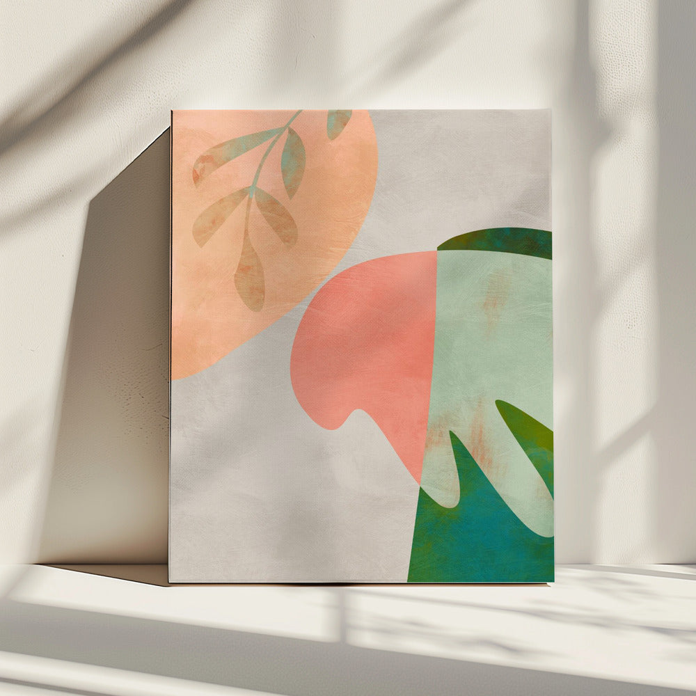 Bladeren uitknippen | Canvas