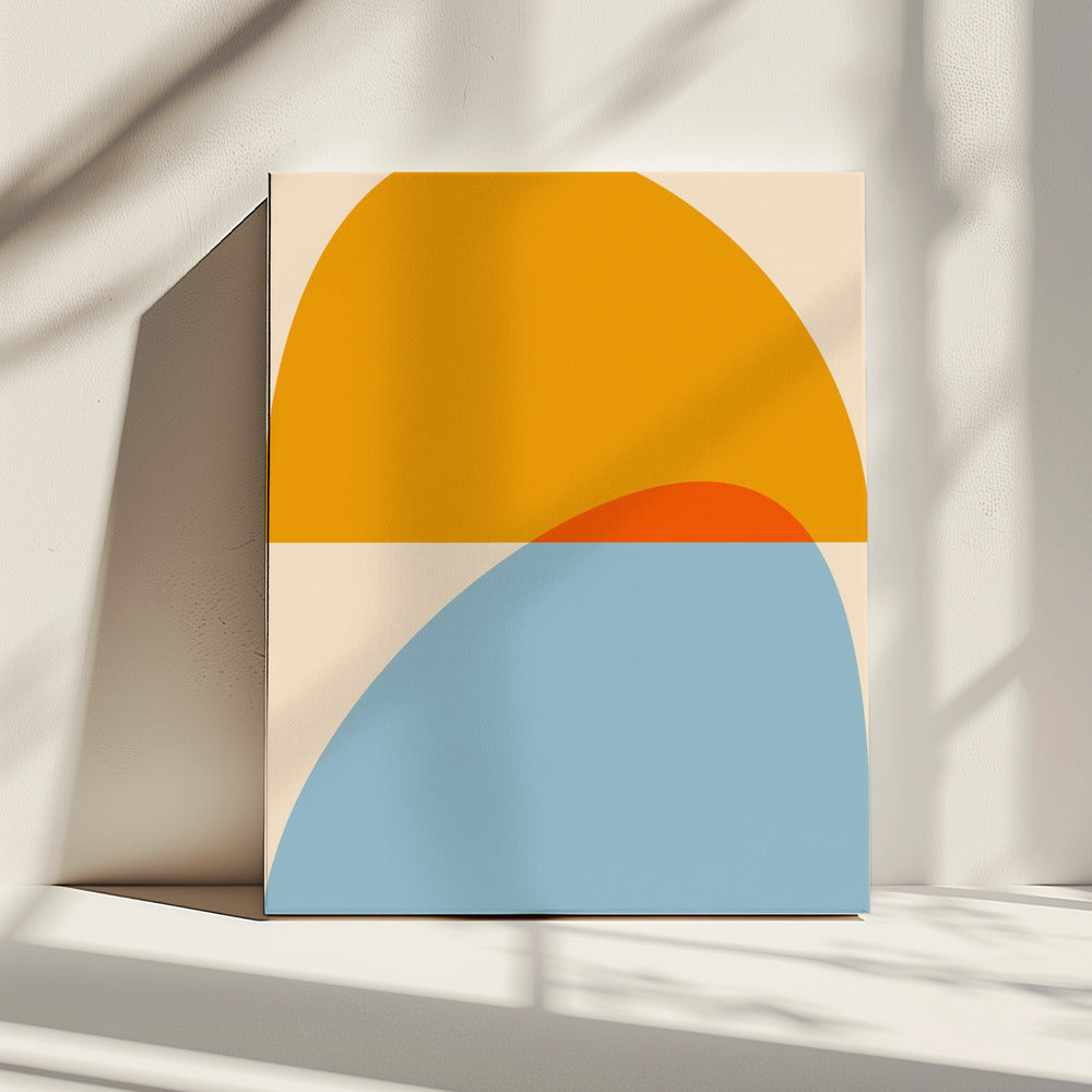 Mid Century Pastel 18 | Canvas