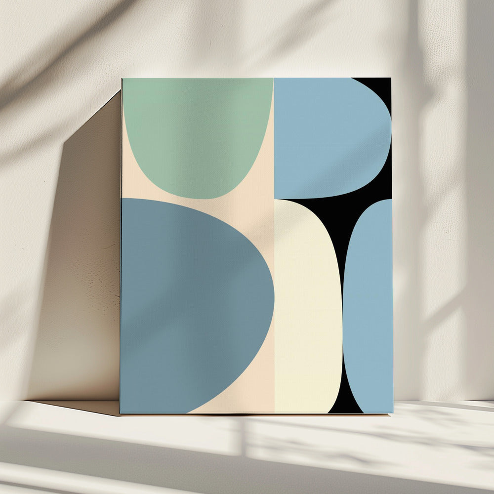Mid-Century Pastel 17 | Canvas
