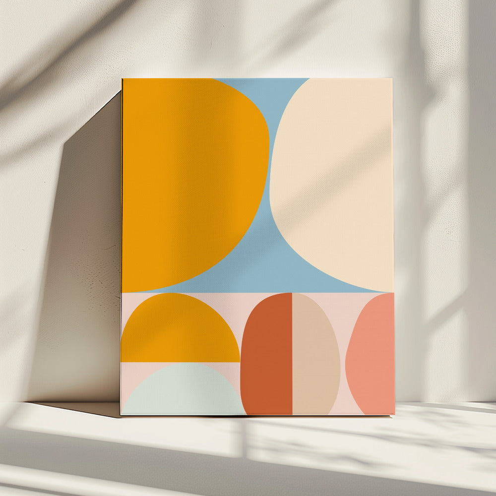 Mid-Century Pastel 15 | Canvas
