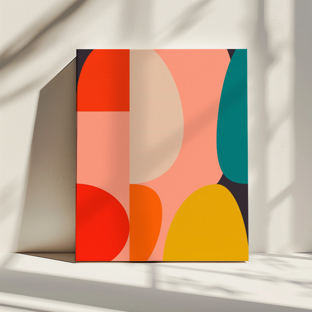 Mid Century Pastel 14 | Canvas