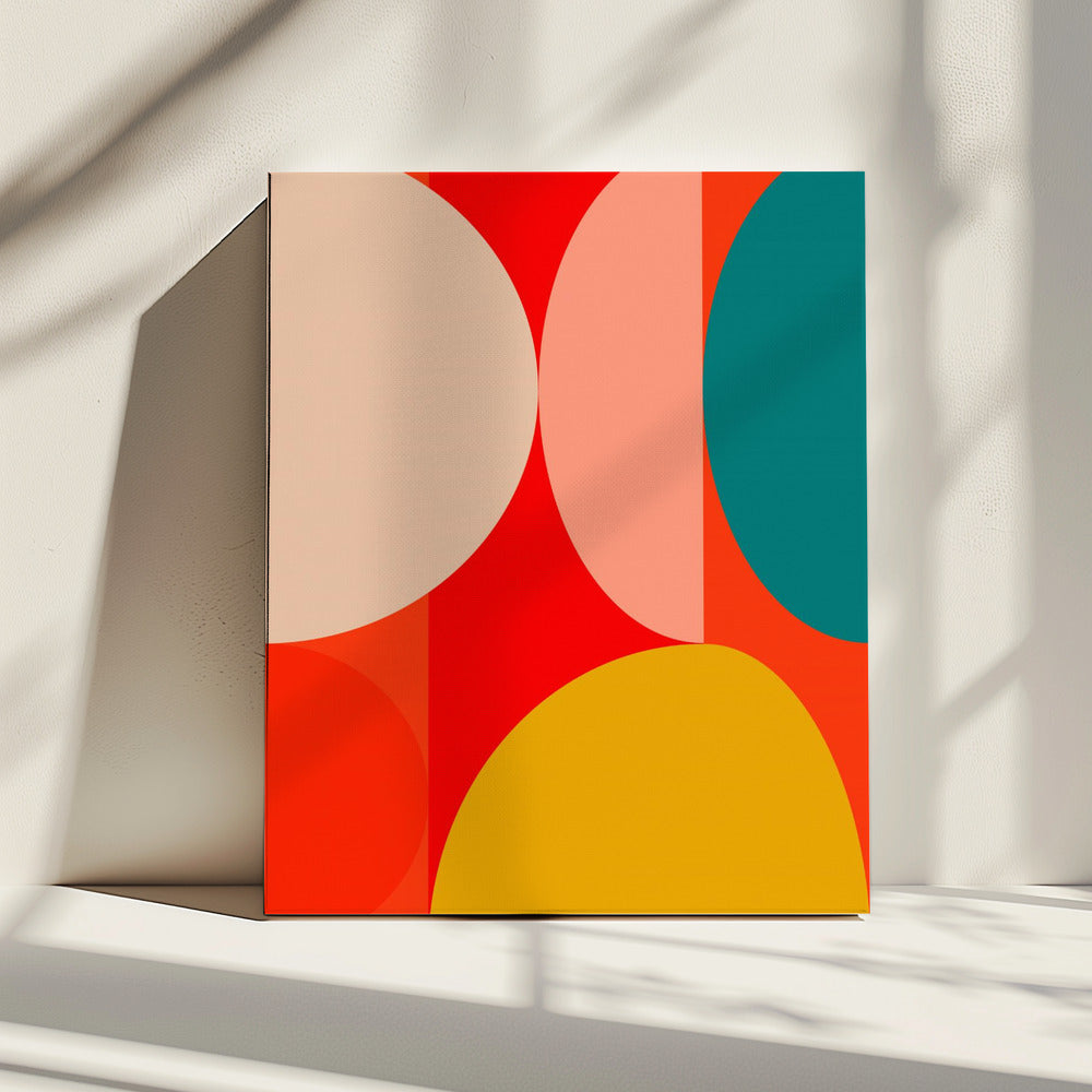 Mid-Century Pastel 13 | Canvas