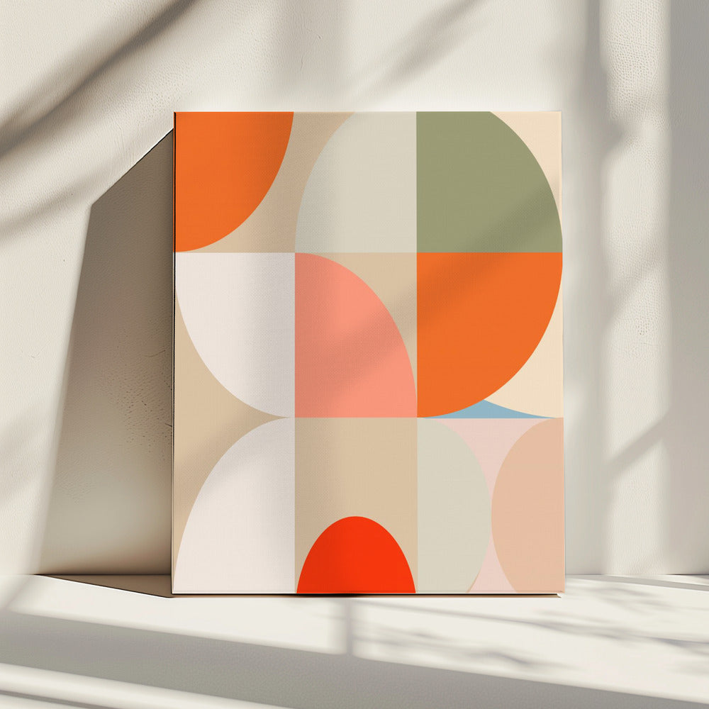Mid-Century Pastel 12 | Canvas