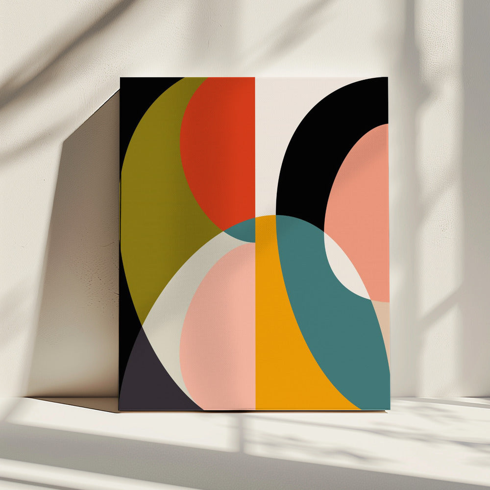 Mid-Century Pastel 11 | Canvas