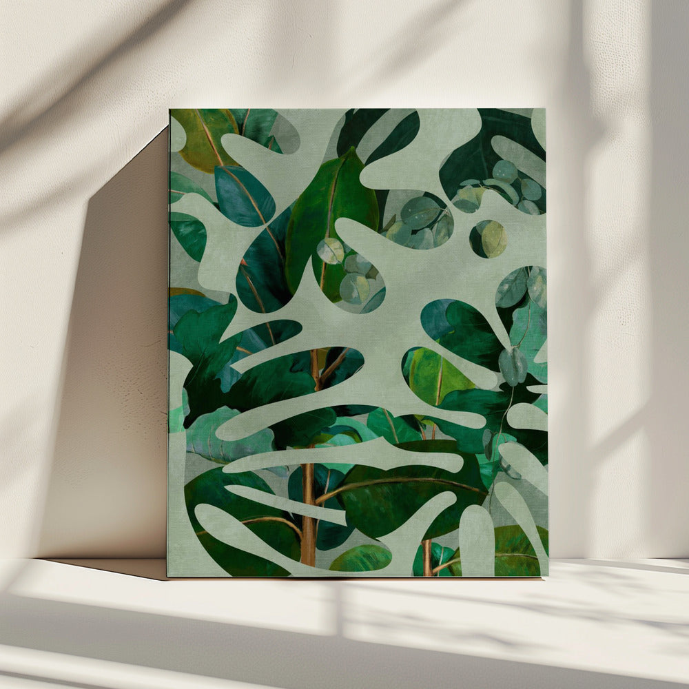 Leaves More 10 Kopie | Canvas