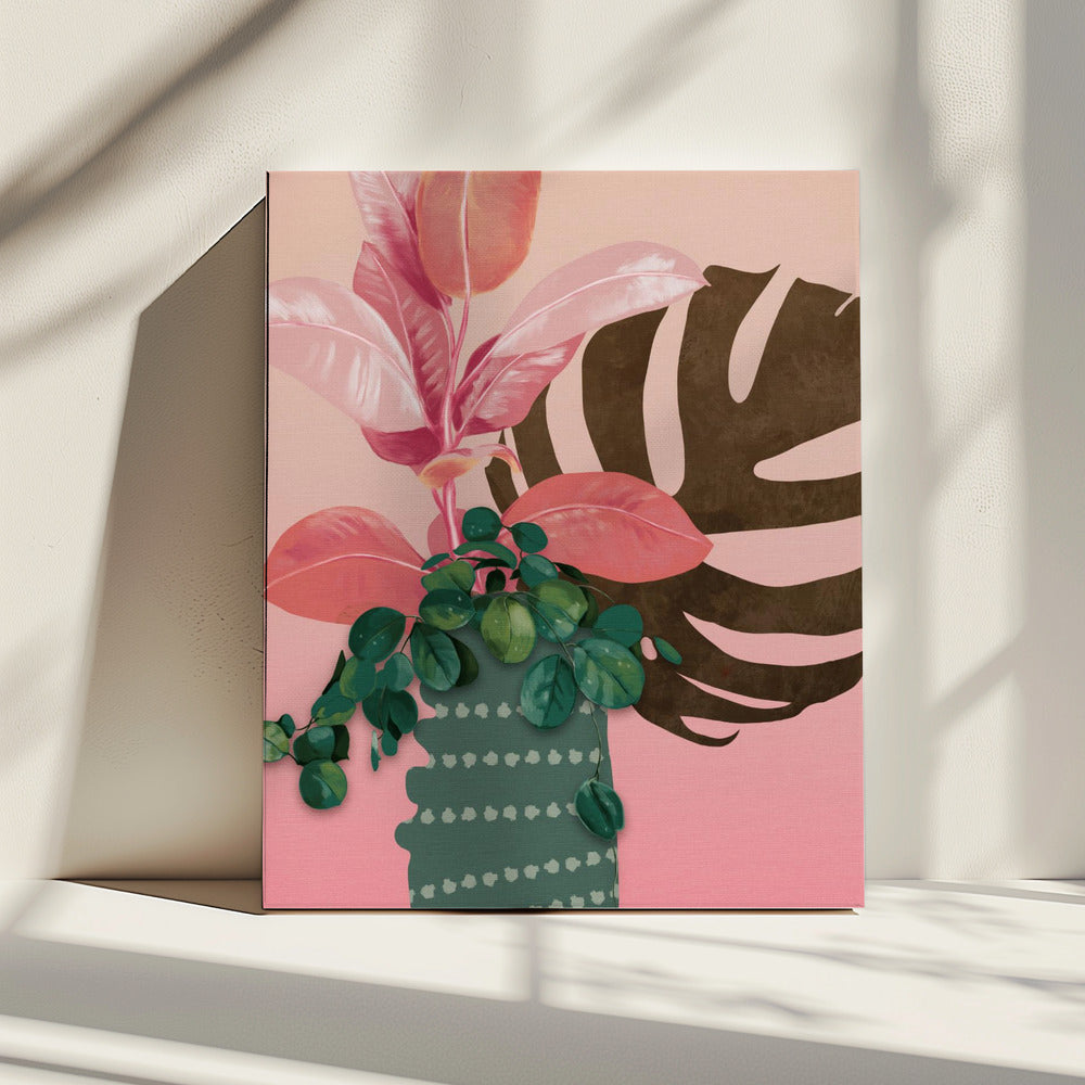 Bladeren Meer 6 Kopie | Canvas