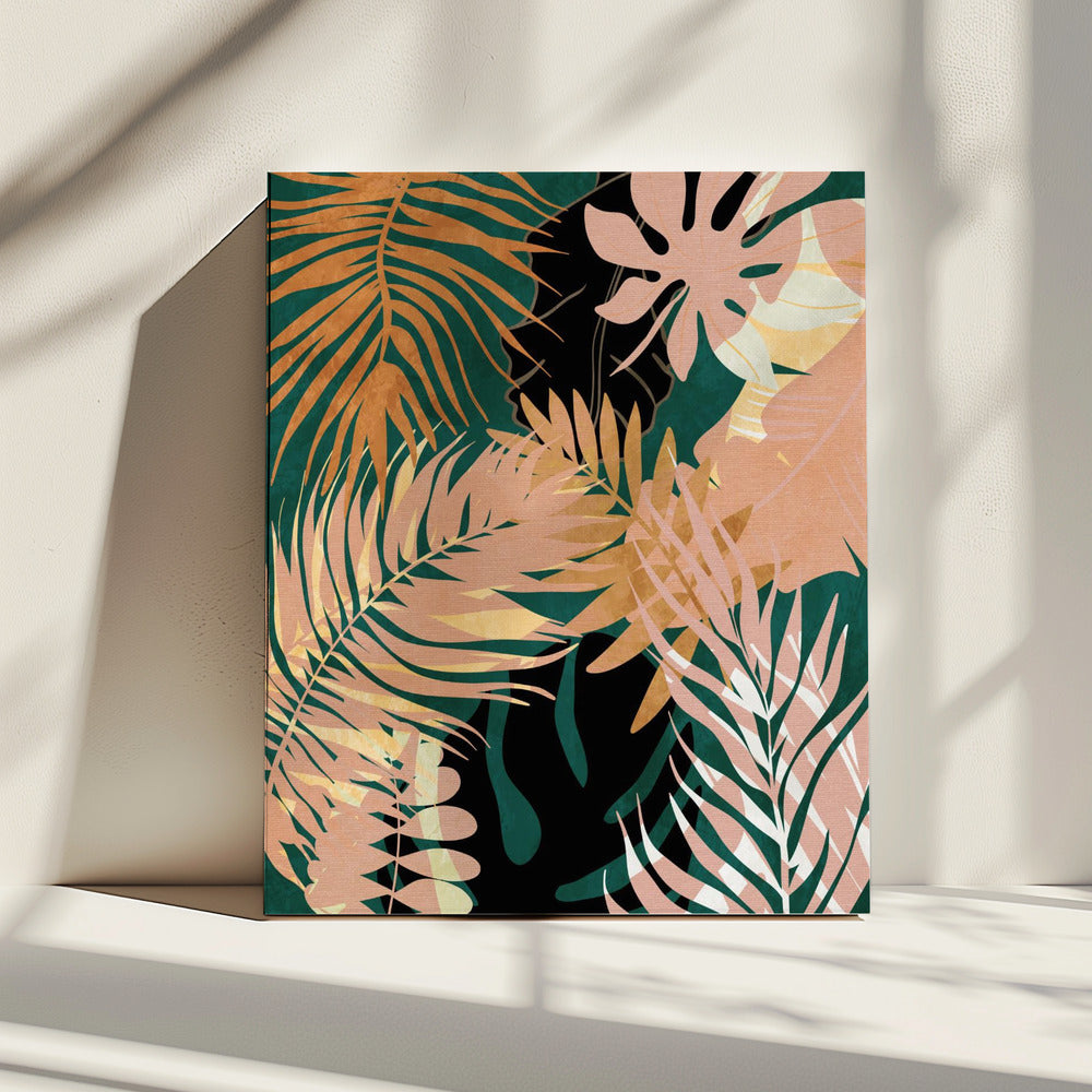 Bladeren Zomers | Canvas
