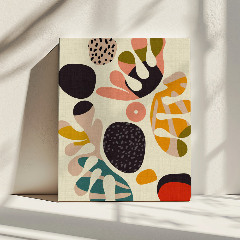 Mid-Century Cut Outs2 | Canvas