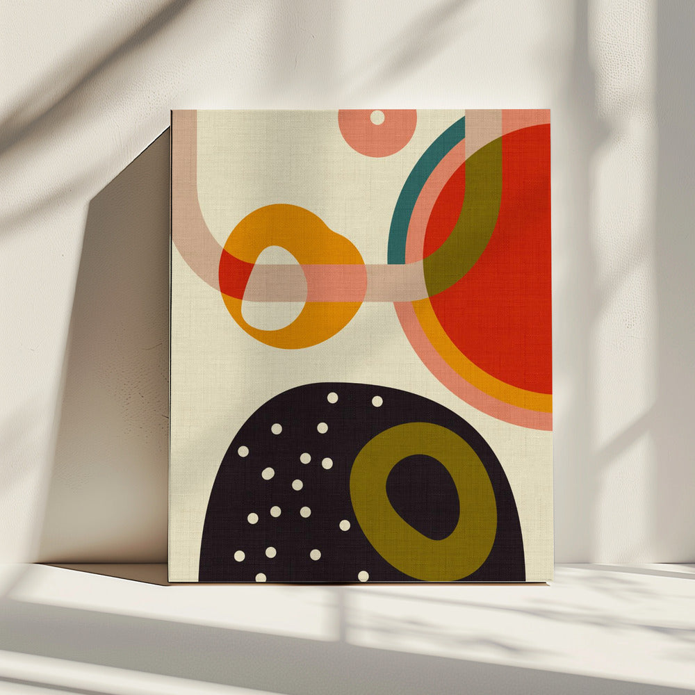 Cirque 4 Kopie uit het midden van de eeuw | Canvas