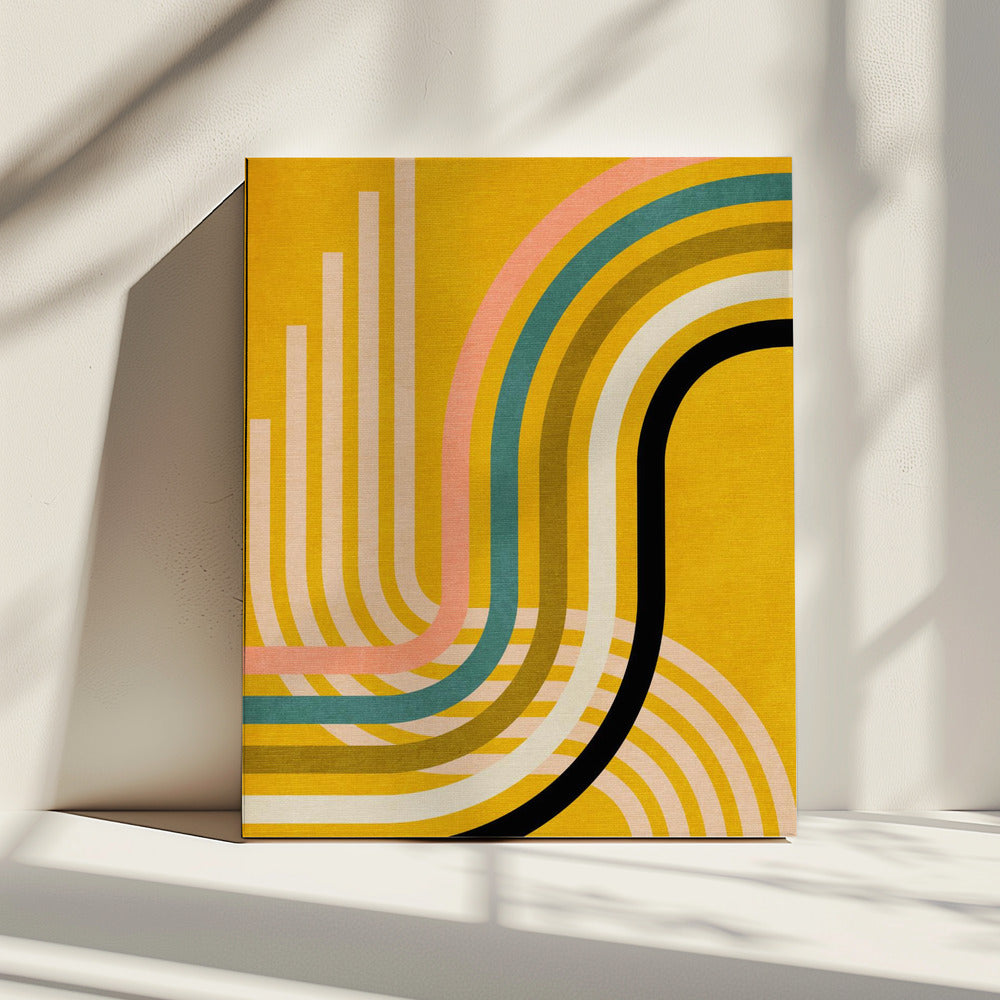 Regenboogzonnen 9 Kopie | Canvas