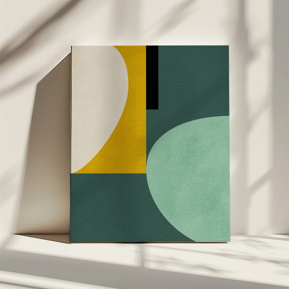 Regenboog Plus Vormen1 | Canvas