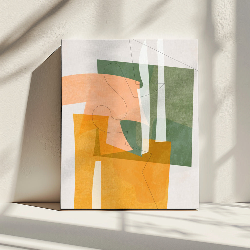 Natuurvriendelijk Terracotta 8 Aquarell Kopie | Canvas
