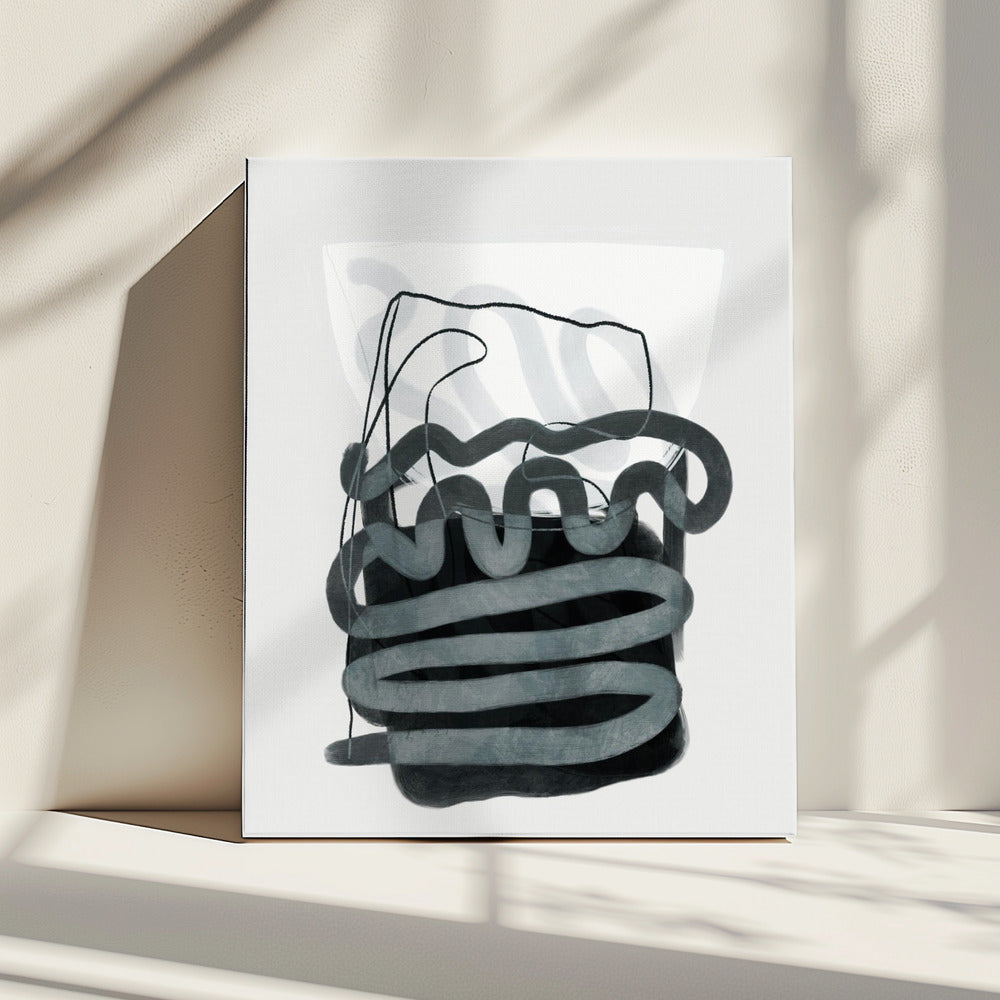 Geschilderde lijnen Swazz 3 Kopie | Canvas