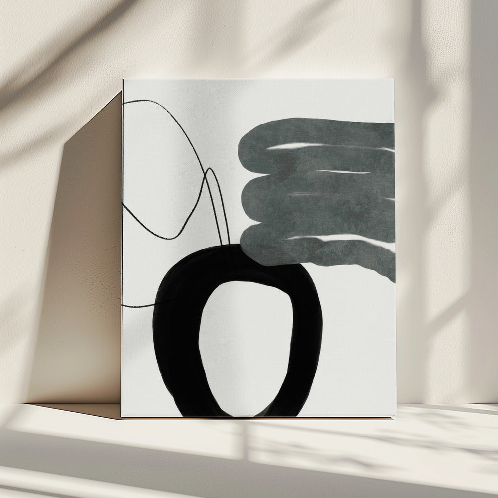 Geschilderde lijnen Swazz Kopie | Canvas
