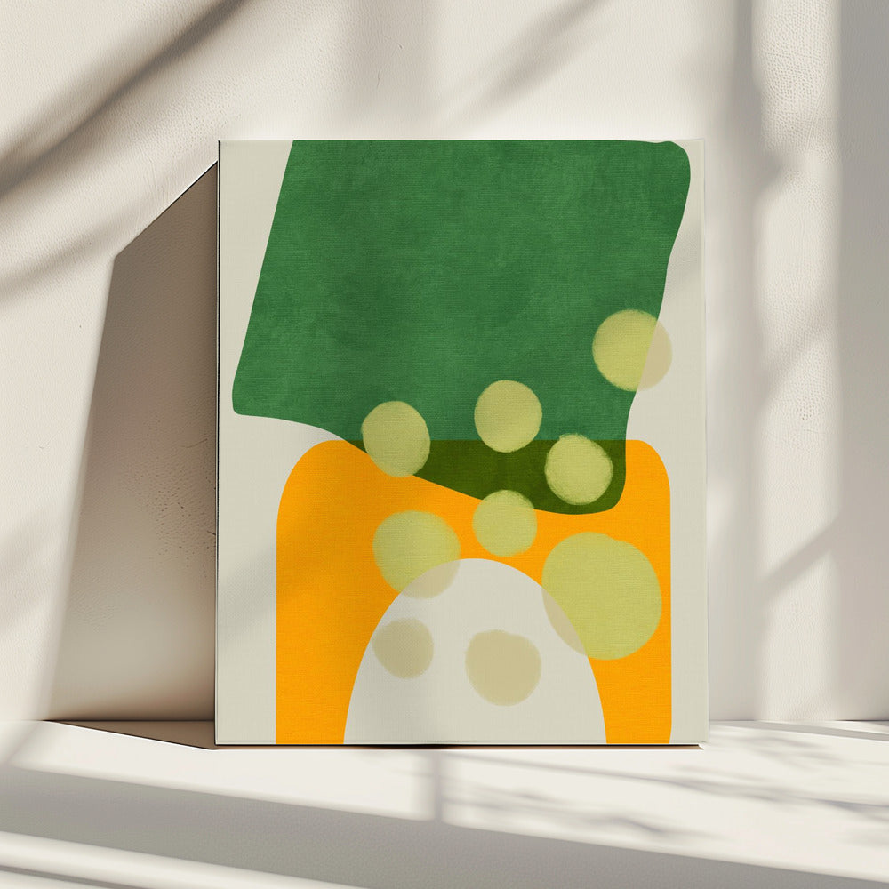 Geschilderde lijnen 9 Kopie | Canvas