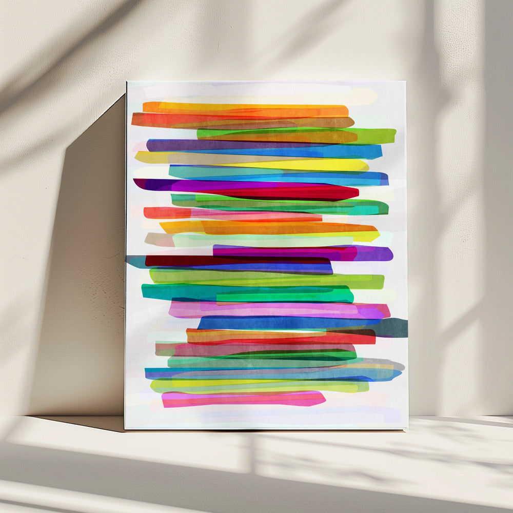 Colorful Stripes 1 | Canvas