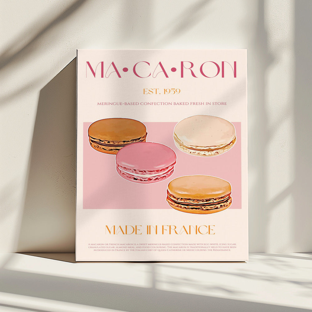 Franse Macaron Delight | Canvas
