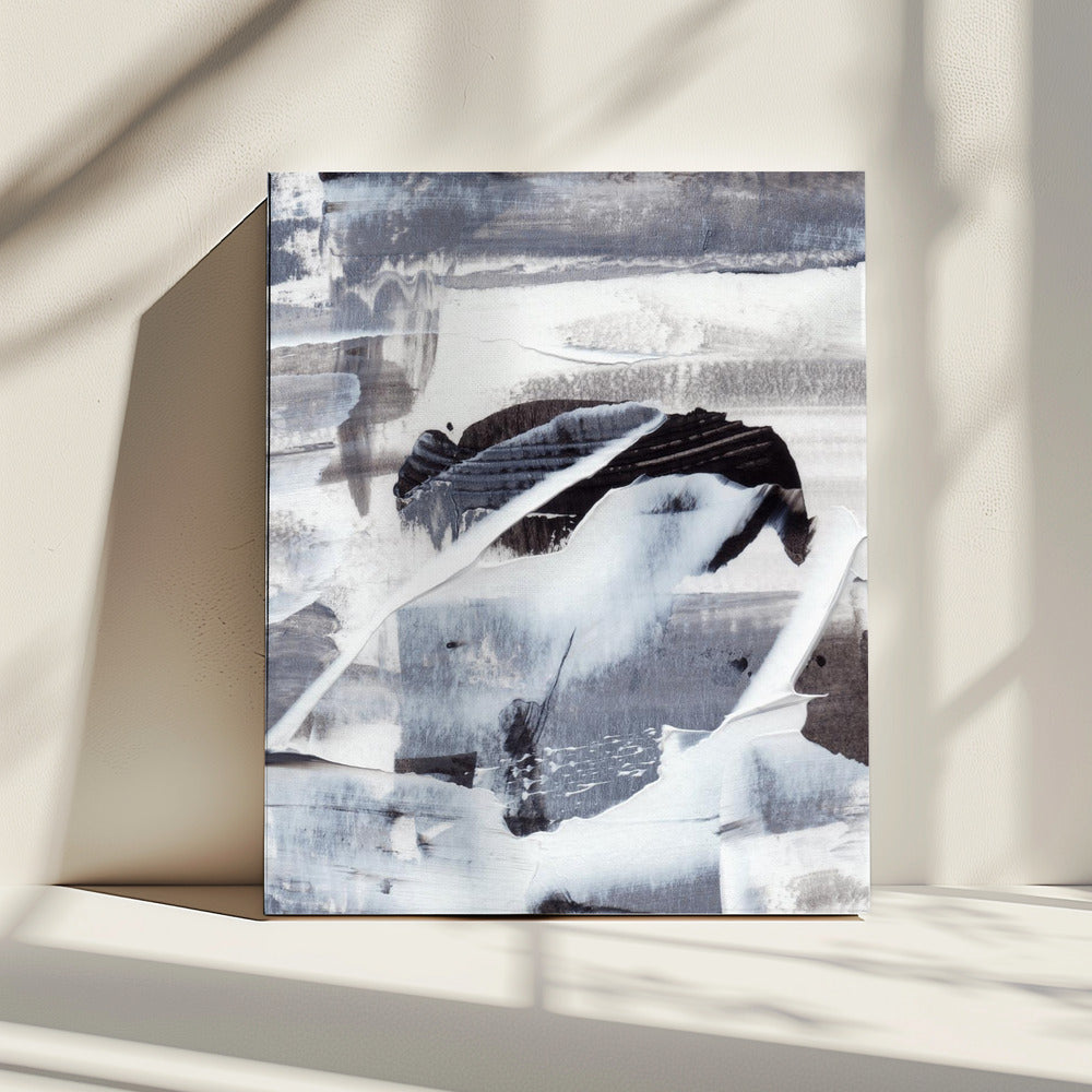 Monochrome Brushstrokes | Canvas