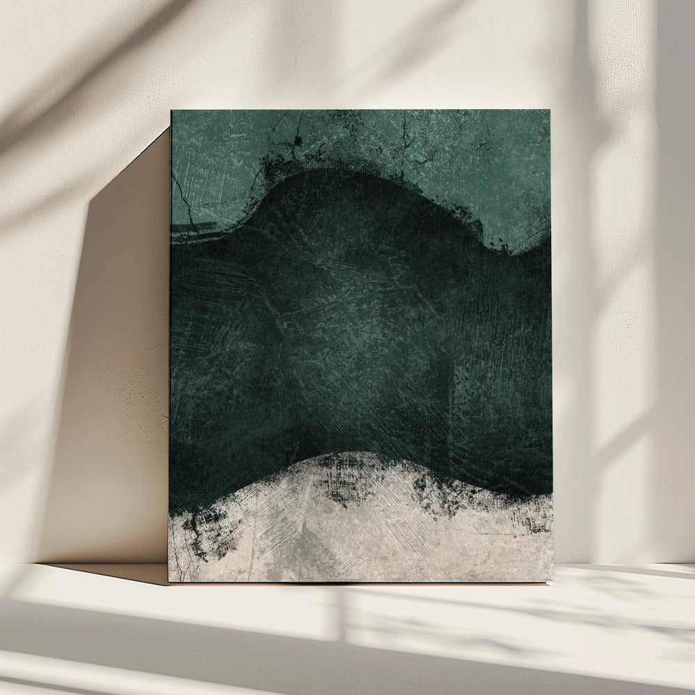 Middernacht Smaragd No2 | Canvas