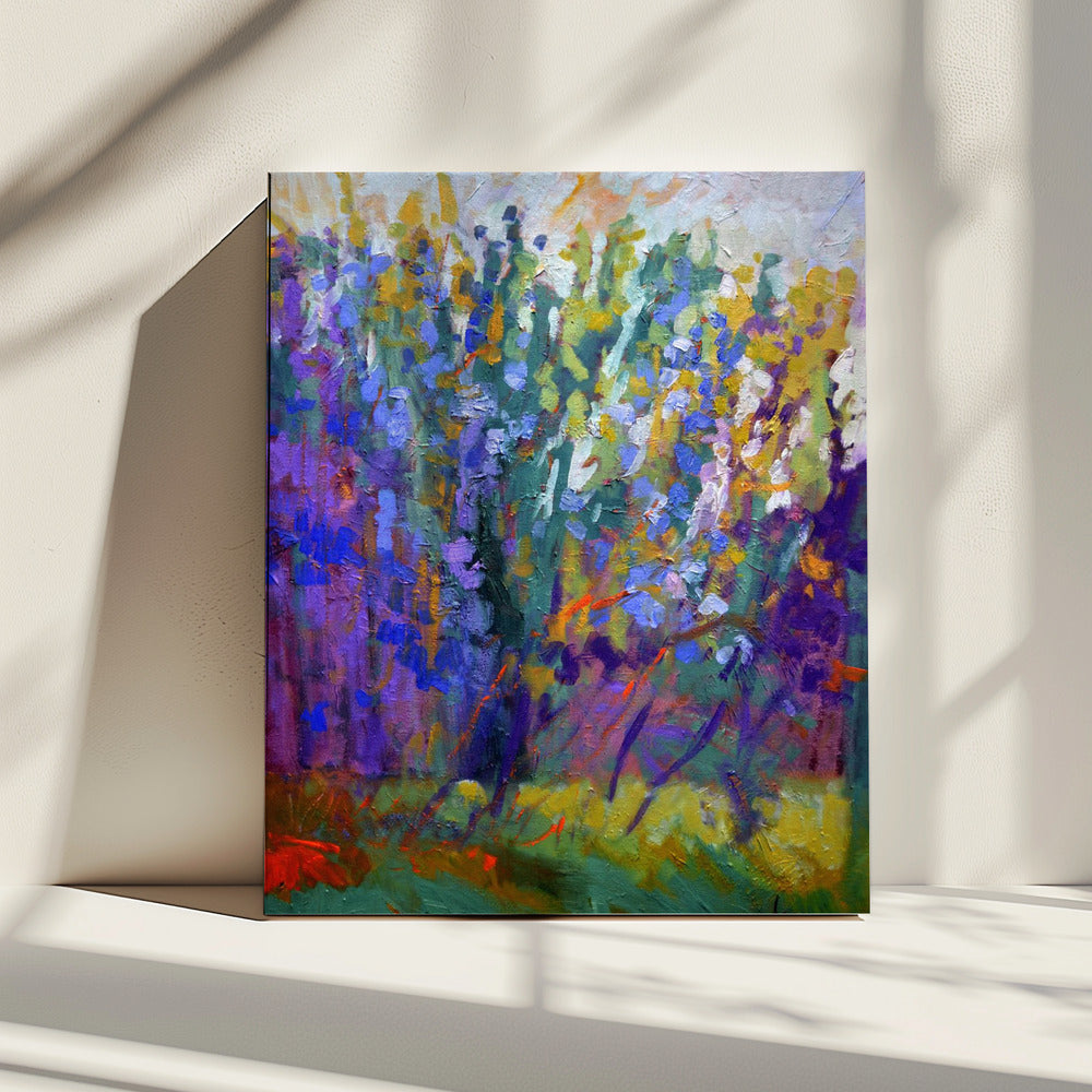 Levendige bloesems | Canvas