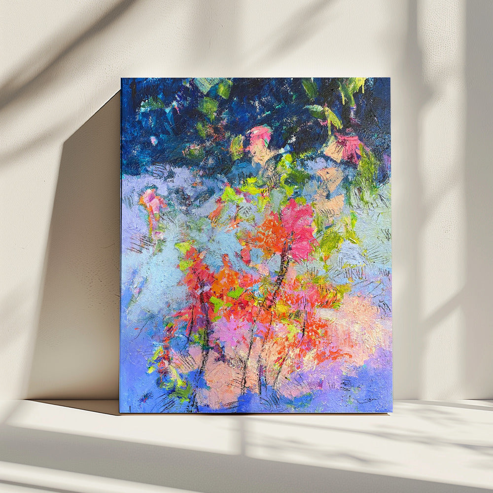 Door de natuur geïnspireerd abstract | Canvas