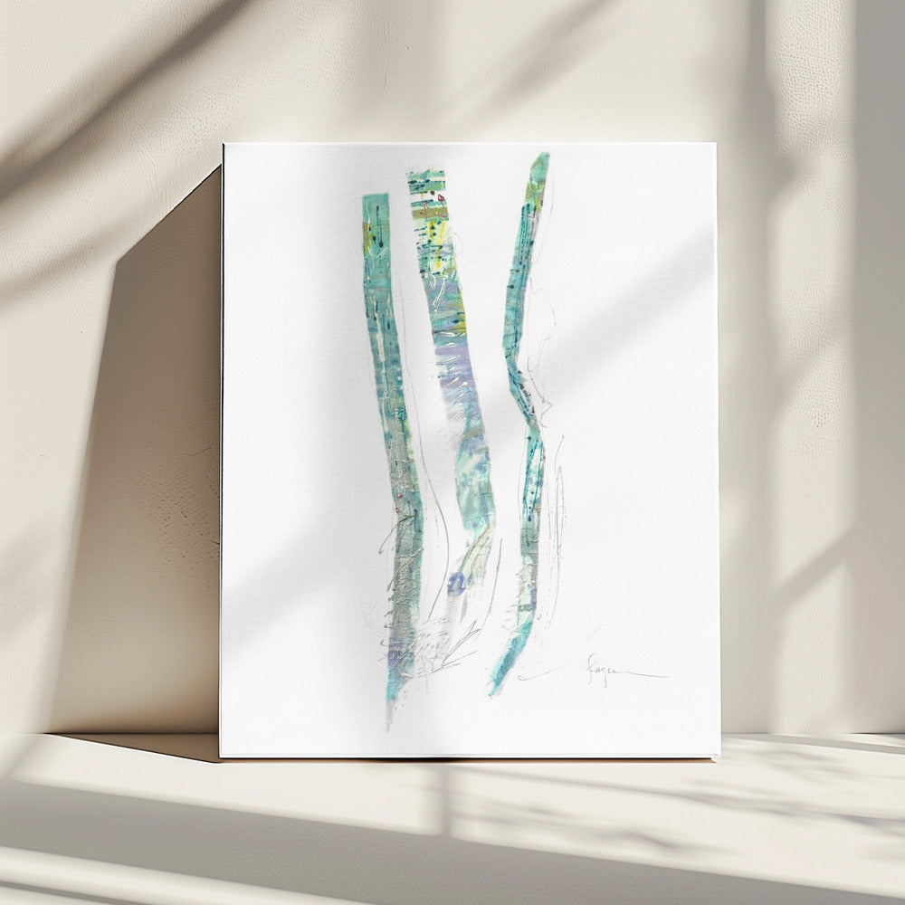 Fluisterende lijnen | Canvas