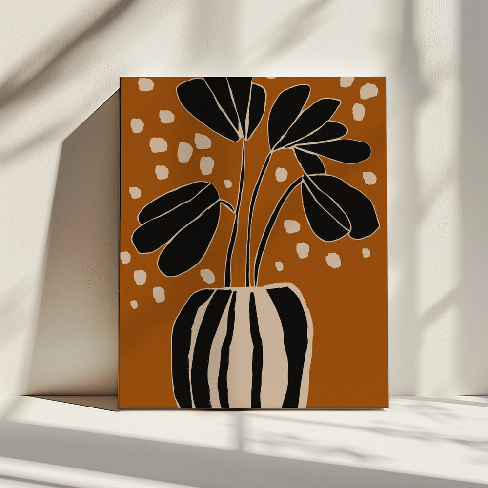 Oker Stilleven nr. 4 | Canvas