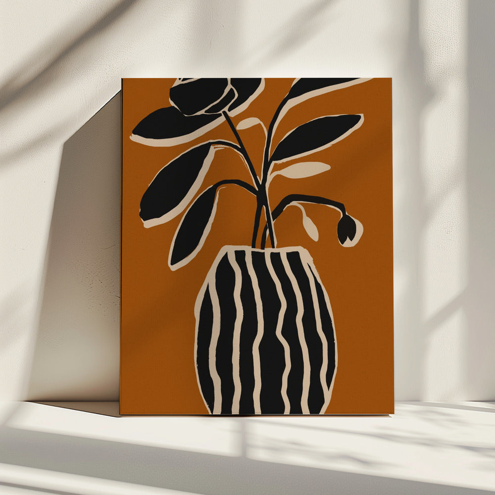 Oker Stilleven nr. 5 | Canvas