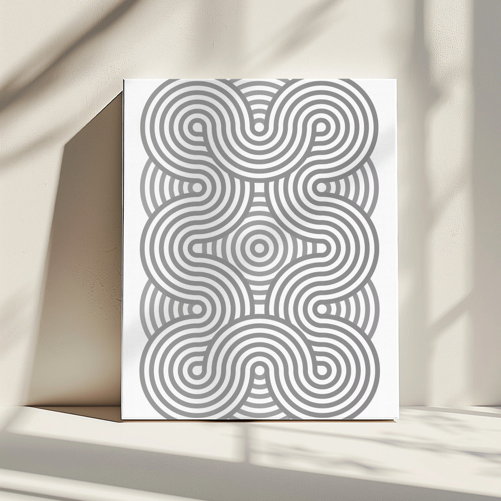 Verweven cirkels | Canvas