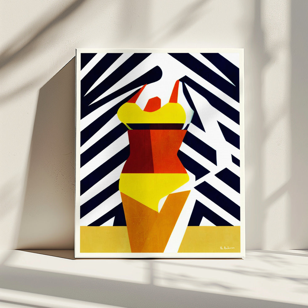 Bikini Sunshine Days | Canvas