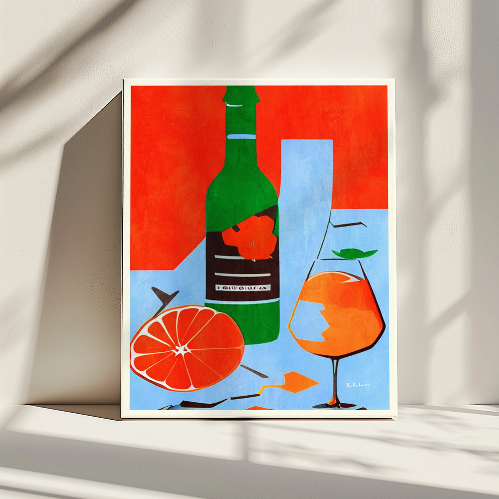 Zonnig picknicken in het park | Canvas