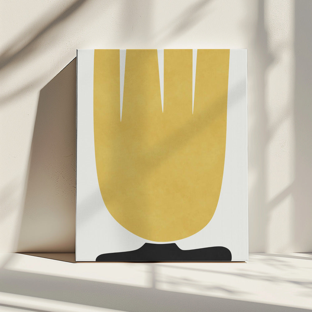 Gele Tulp Bloem | Canvas